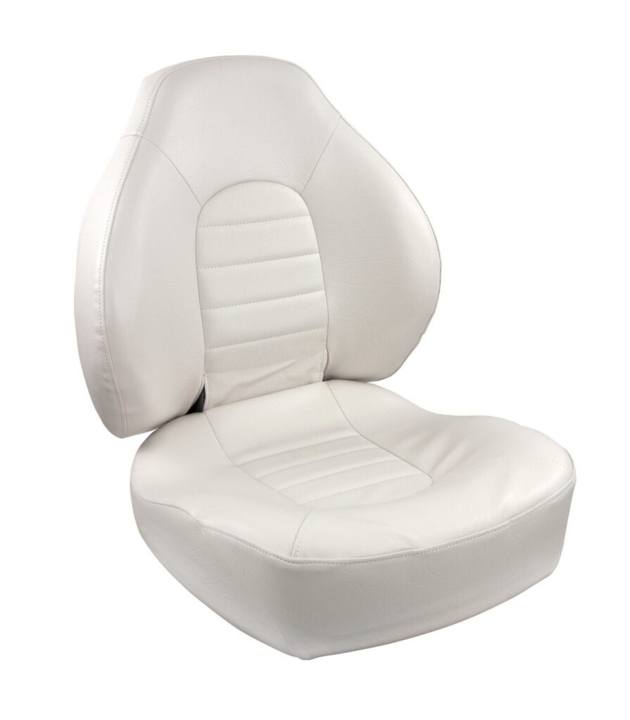 1041636 - FISH PRO 1 MID-BACK, FOLDING SEAT, WHITE