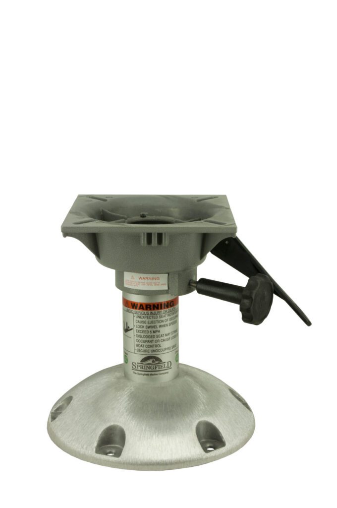 1250309-L - 2-3/8" EXPLORER FIXED-HEIGHT PEDESTAL WITH LOCKING SWIVEL, 9"