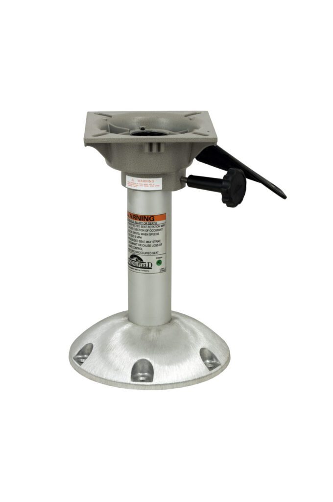 1250312-L - 2-3/8" EXPLORER FIXED-HEIGHT PEDESTAL WITH LOCKING SWIVEL, 12"