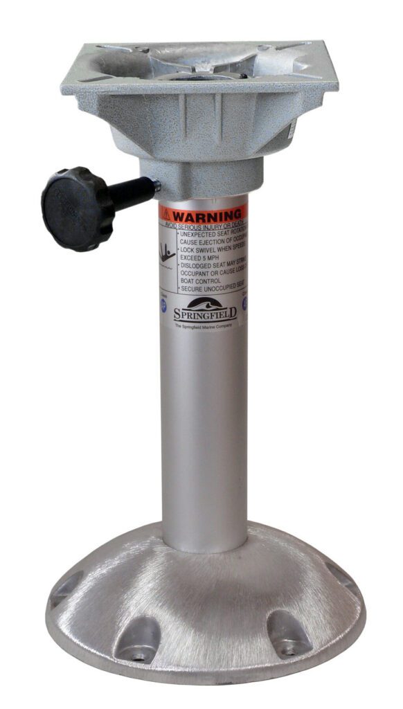 1250315 - 2-3/8" EXPLORER FIXED-HEIGHT PEDESTAL WITH NON-LOCKING SWIVEL, 15"