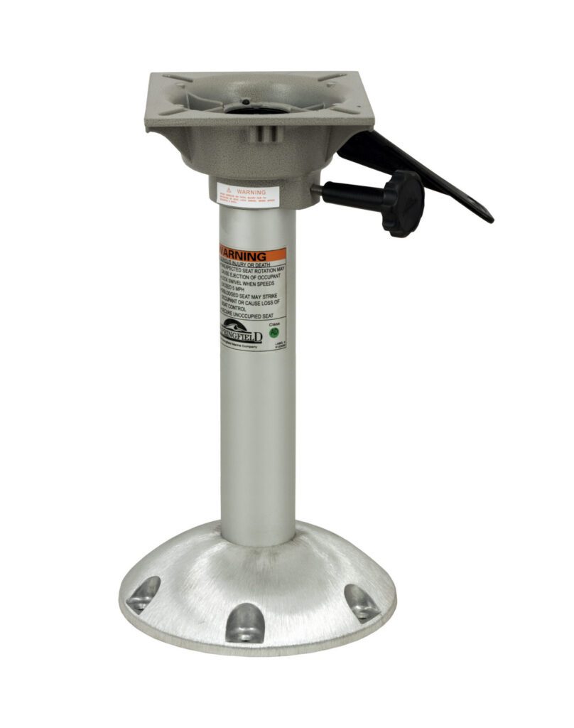 1250315-L - 2-3/8" EXPLORER FIXED-HEIGHT PEDESTAL WITH LOCKING SWIVEL, 15"