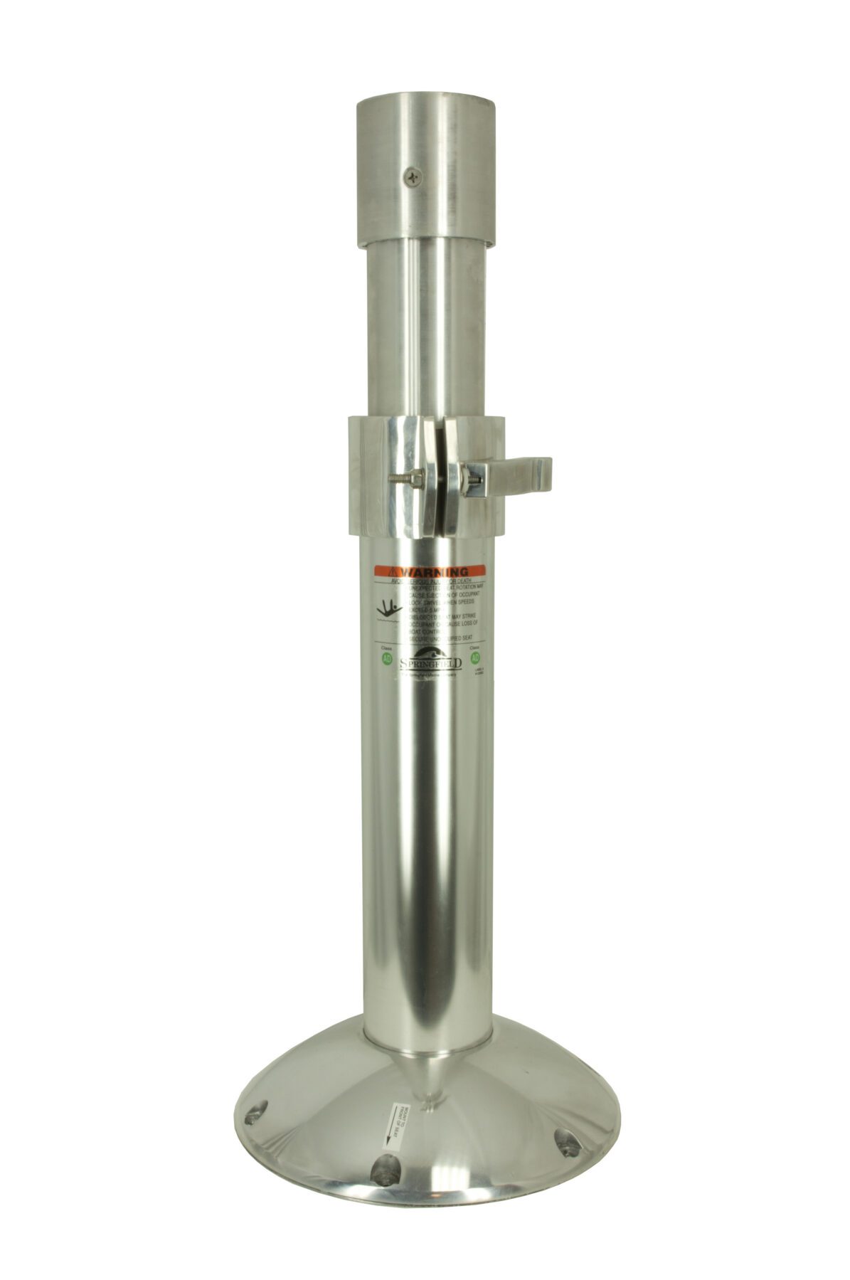 1270354-P - 4" POLISHED ALUMINUM ADJUSTABLE MAINSTAY PEDESTAL