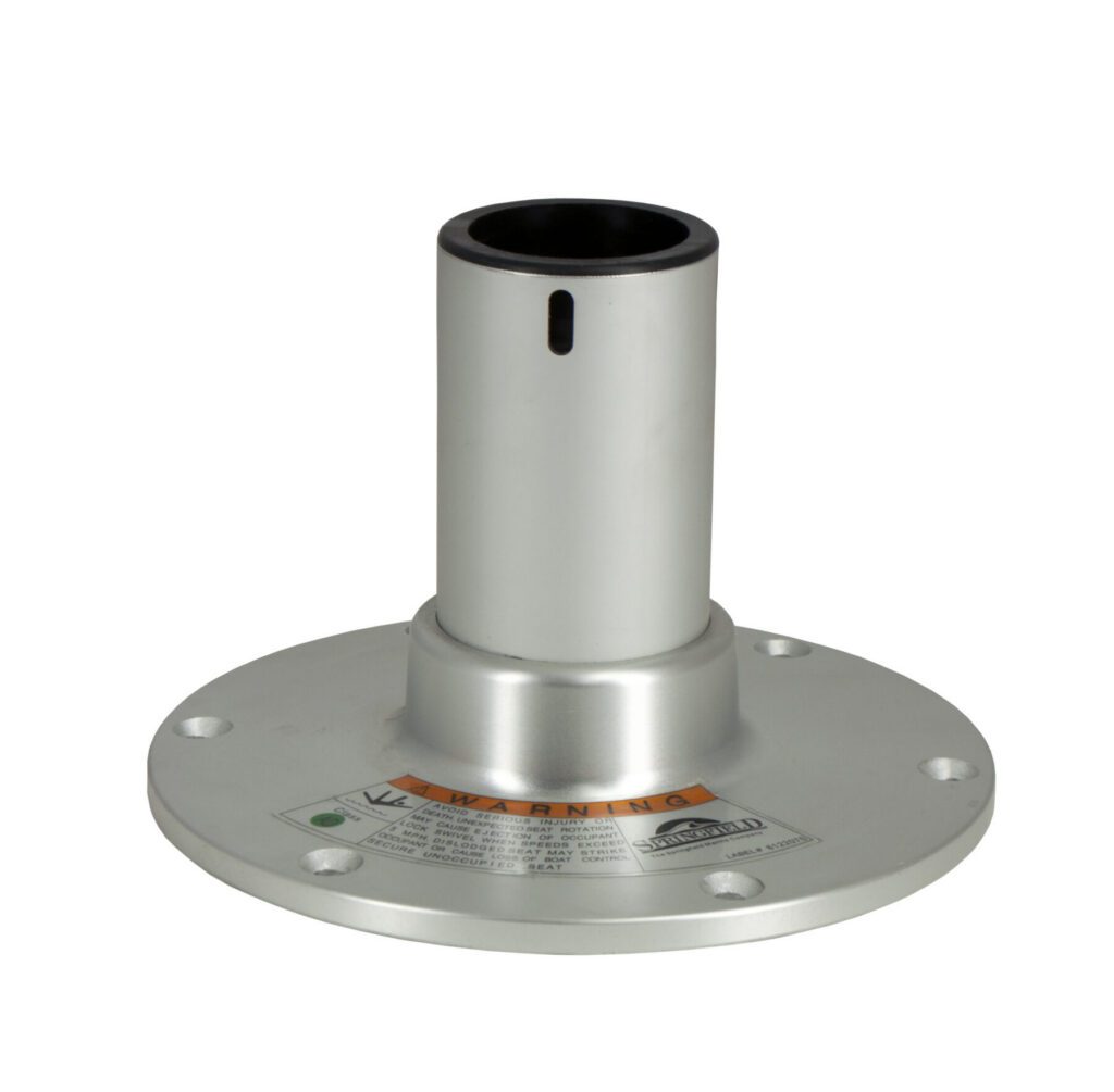 1280104-MAL - 2-7/8" REGATTA FIXED-HEIGHT PEDESTAL, 4.5"