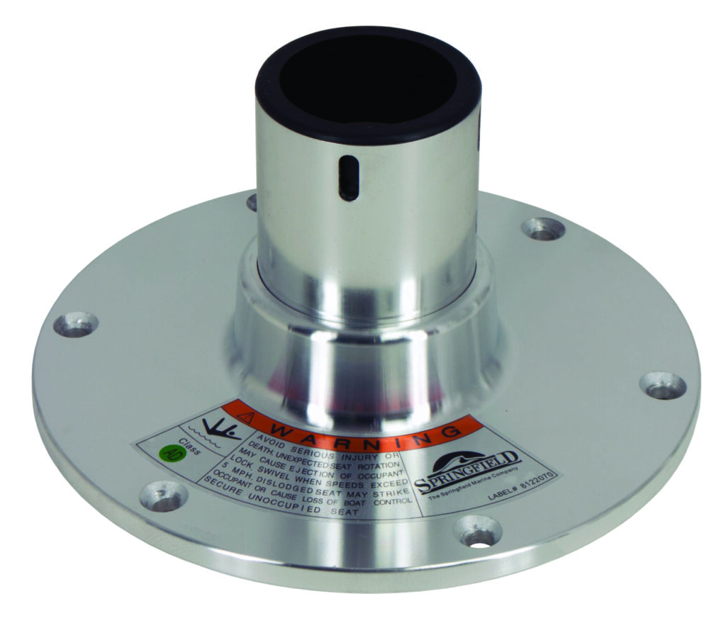 1280104-MPL - 2-7/8" REGATTA FIXED-HEIGHT PEDESTAL, 4.5"