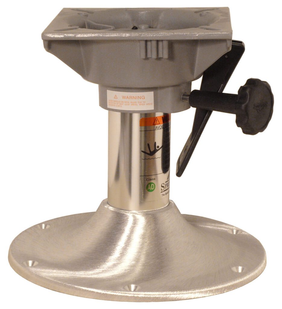 1440213-L - 2-3/8" CLIPPER FIXED-HEIGHT LOCKING PEDESTAL PACKAGE, 9"