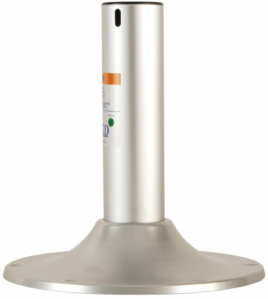 1440615-MAL - 2-3/8" CLIPPER FIXED-HEIGHT PEDESTAL, 15"