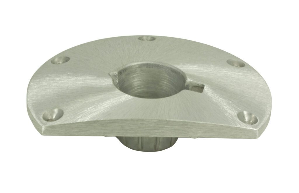 1600005 - 9" FLAT-SIDE ALUMINUM BASE
