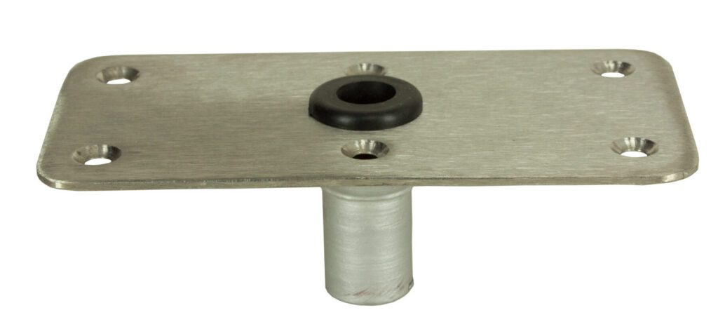 1620005 - KINGPIN™ STANDARD RECTANGULAR STEEL BASE, 4" X 8"