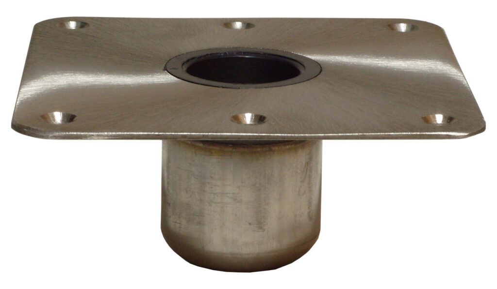 1640013-CL - SPRING-LOCK™ 7" X 7" NON-LOCKING SQUARE BASE