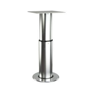 1660238-BD - ELEVATE THRU-DECK ELECTRIC FLOOR-TO-TABLE PEDESTAL, BRITE DIP