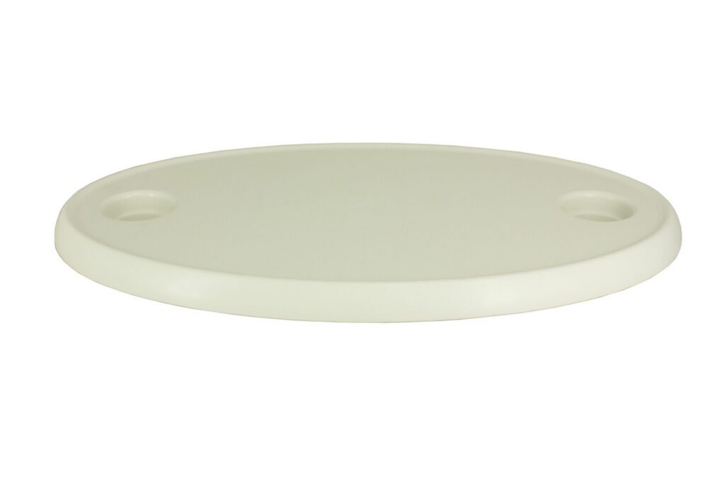 1670006 - 30" X 18" OVAL TABLE TOP, WHITE