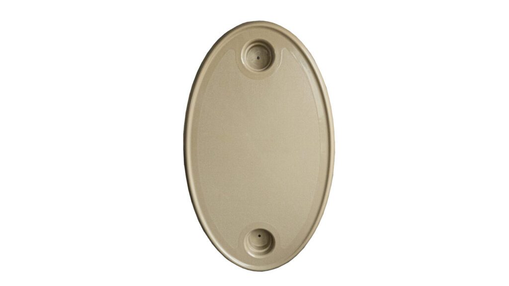 1670006-TB - 30" X 18" OVAL TABLE TOP, TAN