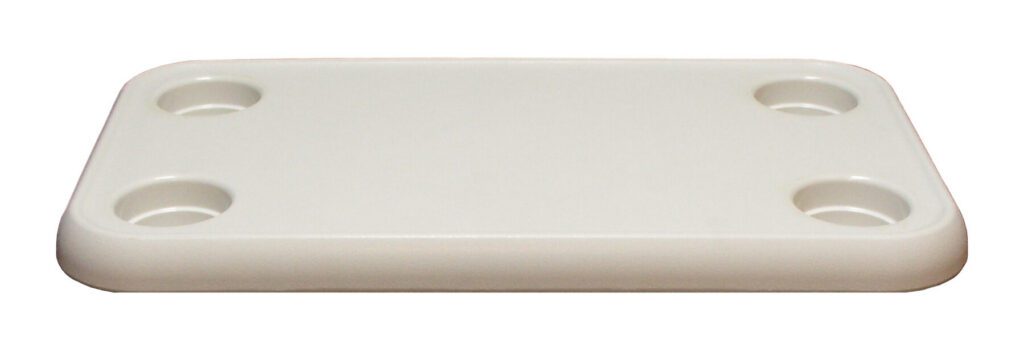 1670008 - 15.5" X 27.5" RECTANGULAR TABLE TOP, WHITE