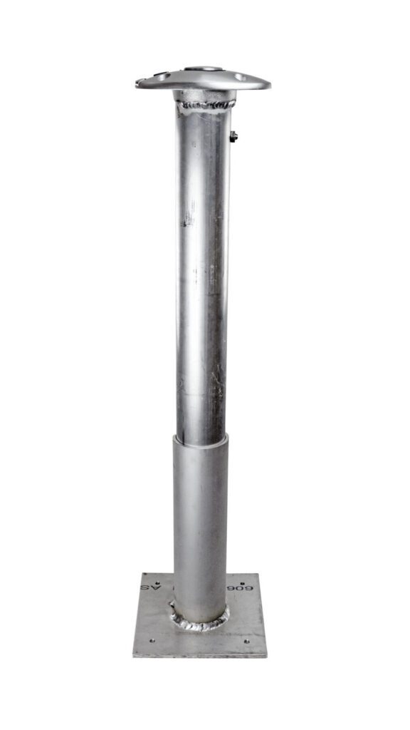 1800097 - 1.75" OUTBOARD POP-UP SKI TOW WITH ROUND BASE