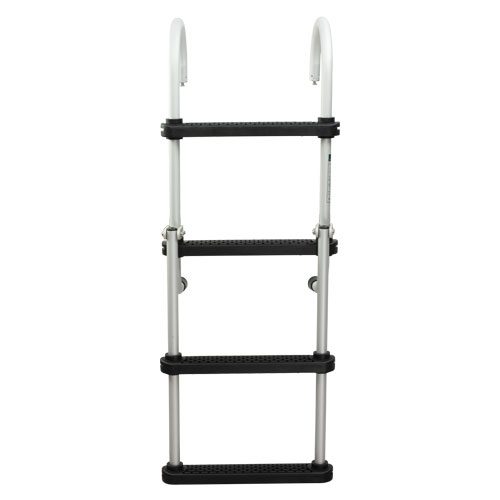 Aluminum Removable Pontoon Folding Ladder, 4 Steps