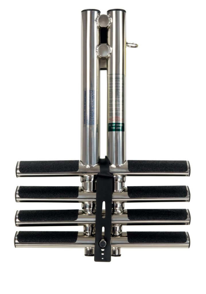 1801235-04 - TELESCOPIC DROP LADDER WITH INSIDE RISERS, 4 STEPS