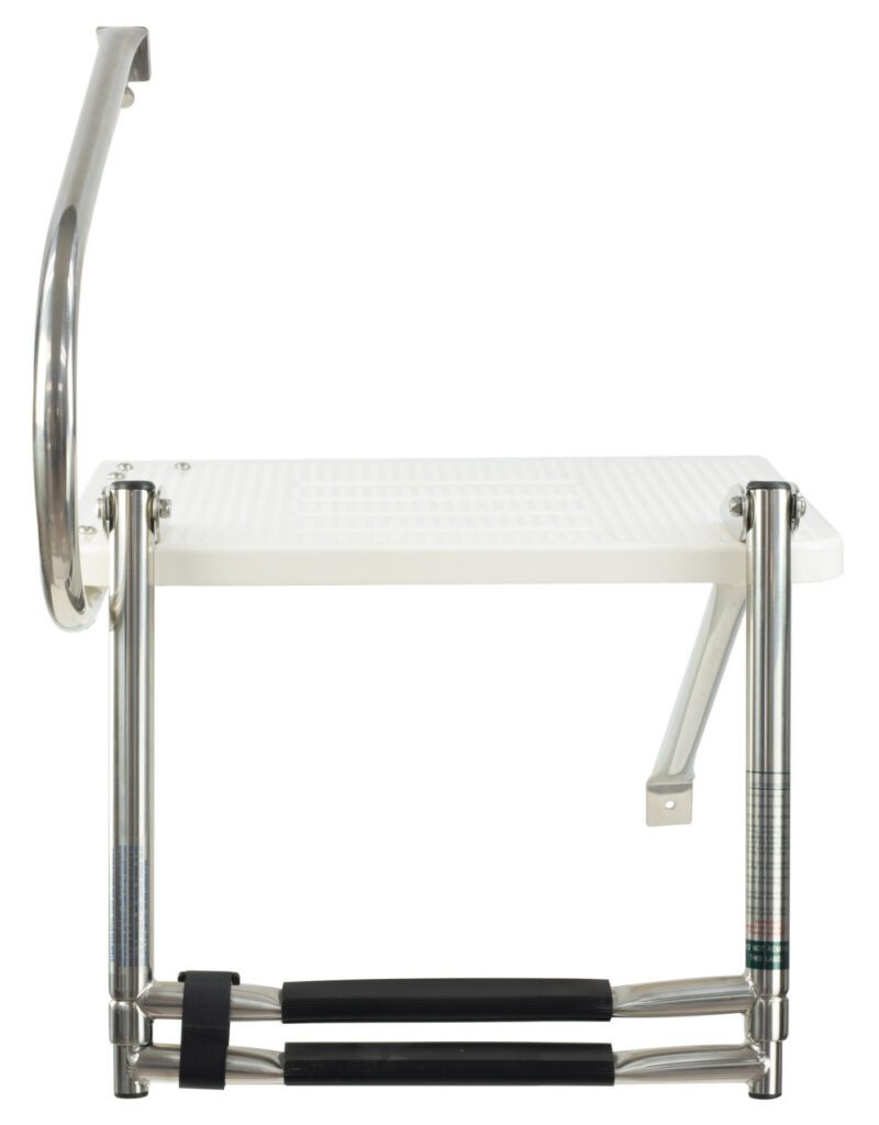 1801240-02 - SWIM PLATFORM TELESCOPIC OUTBOARD LADDER, 2 STEPS
