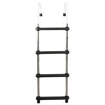GUNWALE HOOK LADDER SS, 4-STEP