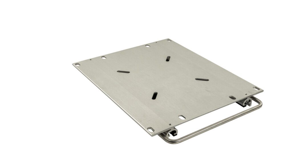 3100647 - 1.25" LOW-PROFILE SLIDE, SHORT HANDLE WITH MOUNTING PLATE