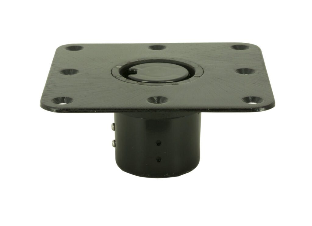 3300753-1 - 2-3/8" PLUG-IN™ STAINLESS STEEL SQUARE BASE, 7" X 7"