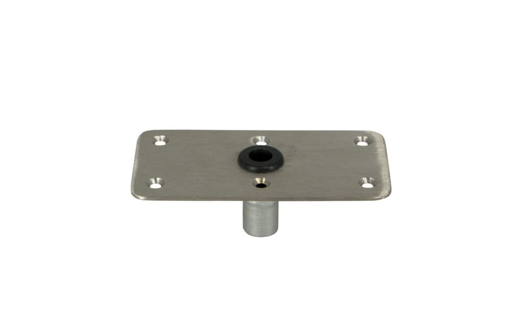 3620005 - KINGPIN™ STANDARD RECTANGULAR STEEL BASE, 4" X 8"