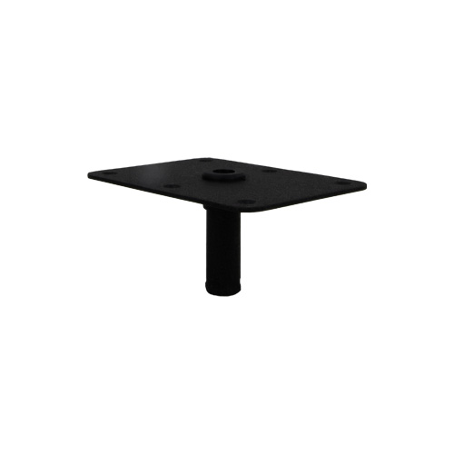 KINGPIN™ THREADED RECTANGULAR STEEL BASE 6 X 8