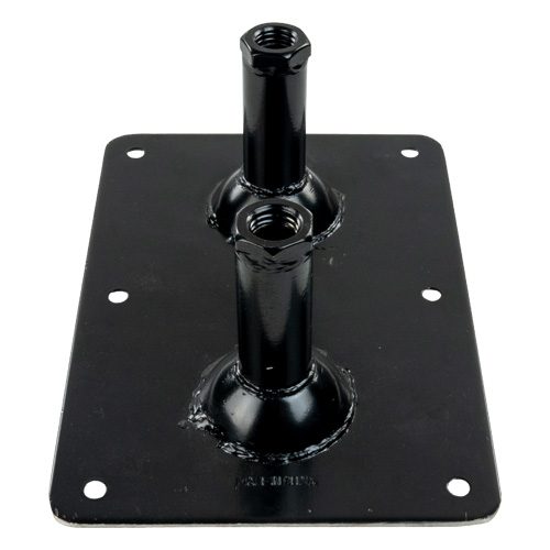 3630019 - KINGPIN™ THREADED RECTANGULAR STEEL BASE, 7" X 10"