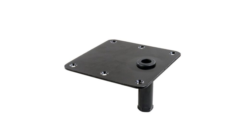 3630020-OS - KINGPIN™ THREADED SQUARE STEEL BASE, 7" X 7" OFFSET