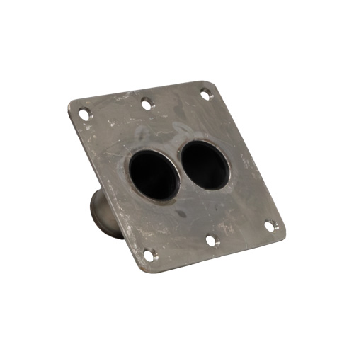 7 X 7 2-HOLE SKI TOW PYLON/SPRING-LOCK™ DECK BASE FOR 1.75 PYLON