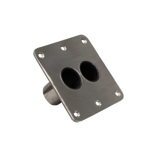 3640035-S - COMBO 1.75" SKI TOW PYLON/SPRING-LOCK™ DECK BASE, 7" X 7"
