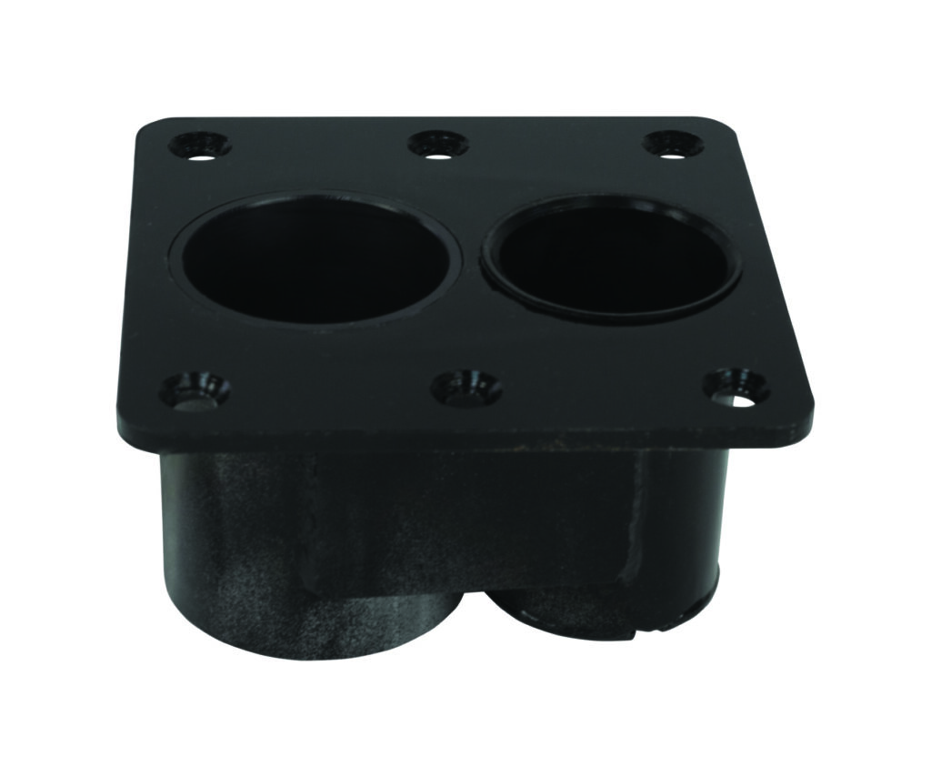3640039-02 - COMBO 2" SKI TOW PYLON/SPRING-LOCK™ DECK BASE, 7" X 7"