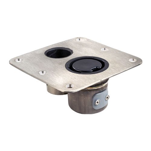 3640047-S - COMBO 1.75" SKI TOW PYLON/PLUG-IN™ DECK BASE, 7" X 7"