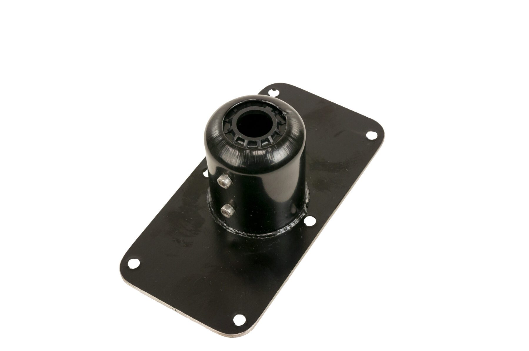 3680038-CL - SPRING-LOCK™ LOCKING SQUARE BASE, 4" X 8" SATIN