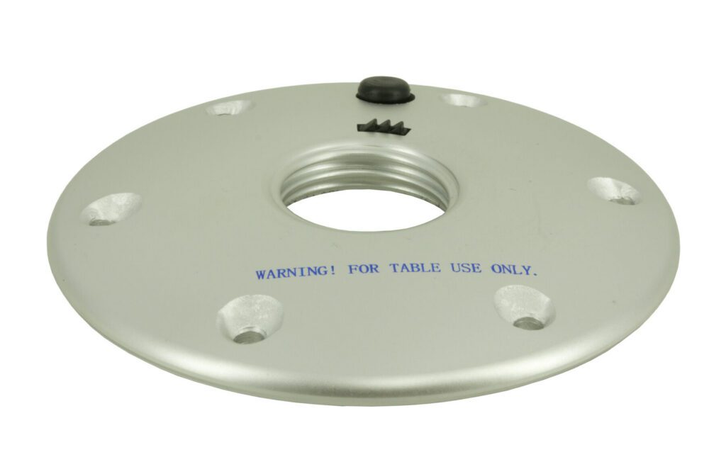 3690001-AL - THREAD-LOCK™ LOCKING TABLE BASE, ANODIZED