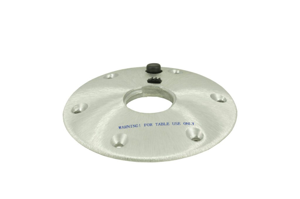 3690001-SL - THREAD-LOCK™ LOCKING TABLE BASE, SATIN