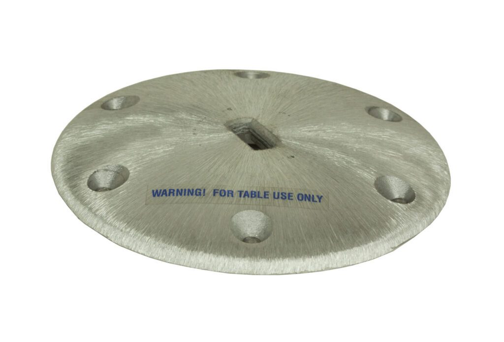 3690007 - BOLT-LOCK TABLE BASE, 7"