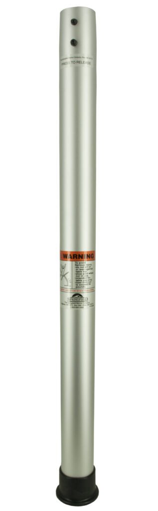 3692029-L - 2-3/8" THREAD-LOCK™ DOUBLE LOCKING TABLE POST, 27"